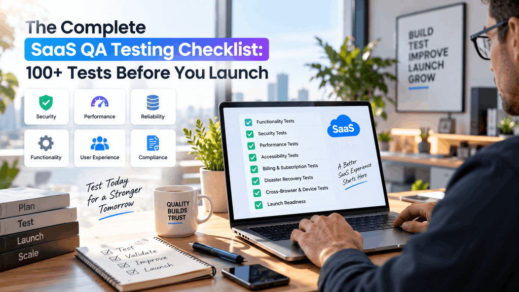 The Complete SaaS QA Testing Checklist: 100+ Tests Before You Launch