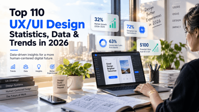 Top 110 UX/UI Design Statistics, Data & Trends in 2026